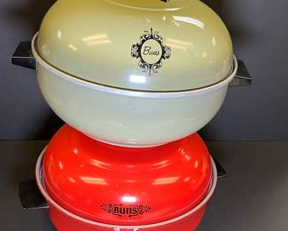 West Bend Aluminum bun warmers