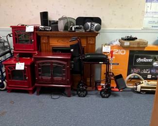 sterno fireplace - new 55" vizio