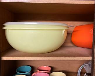 assorted tupperware