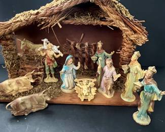 Made in Italy plastic nativity