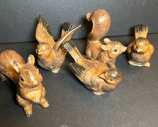 pottery animals