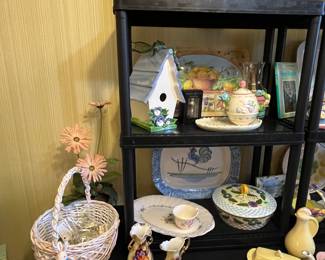 assorted spring decor