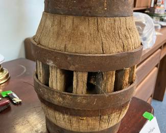 Antique wagon wheel hub