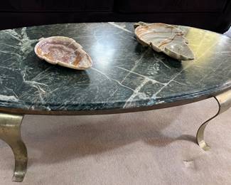 Marble coffee table