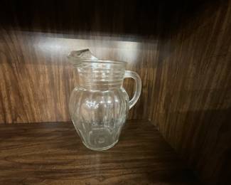 Anchor Hocking Clear Optic Pitcher