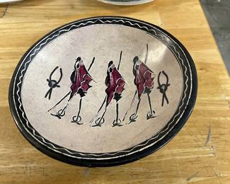 African Soapstone Plate