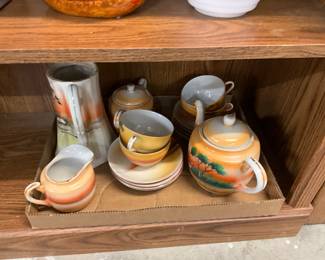 Japan Lustreware Porcelain Tea Set