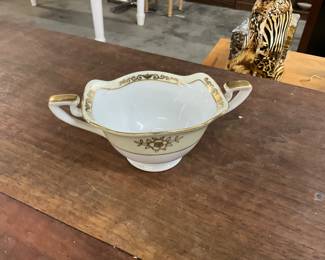 Porcelain Open Sugar Bowl
