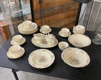 Homer Laughlin Springtime Pattern Dishes