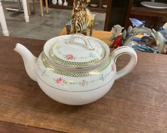 Porcelain Floral Teapot