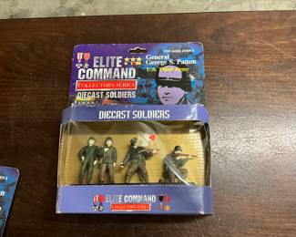 General George S Patton Elite Command Diecast Soldiers