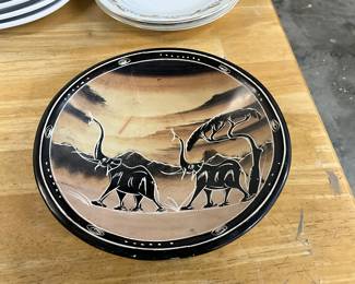 African Soapstone Plate