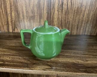 Small teapot, Japan Dark Green with white accents
