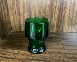 Anchor Hocking Georgian Dark Emerald Green Hi Ball * oz glass