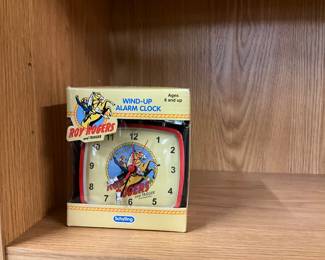 Roy Rogers Wind-Up Alarm Clock
