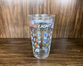 Coors Light Print glass featuring the logos of all 32 NFL teams