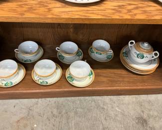 Cups, Saucers, Sugar Bowl & Plates