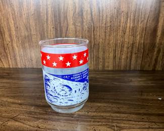 Vintage Libbey glass tumbler commemorating the 1969 Apollo 12 Moon mission