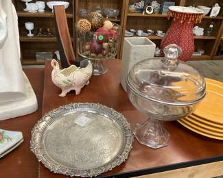 Bethlehem Bright Star Apothecary Candy Jar Compote By Indiana Glass