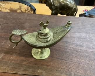 Brass Aladdin Oil Lamb
