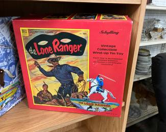 Lone Ranger Wind-Up Tin Toy