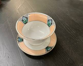 Noritake Peach Cup & Saucer