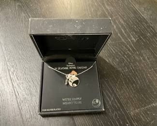 Silver Plated Disney The Nightmare Before Christmas Necklace