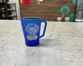 Shirley Temple Cobalt Blue Mug