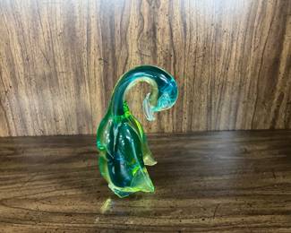 Murano Glass Duck Crafted in the mid- 20th century. Murano glass is known for its vibrant colors and intricate design