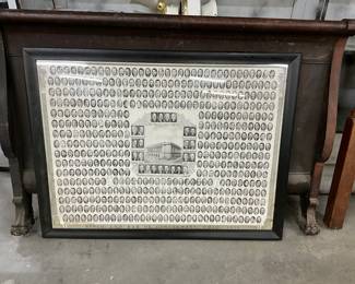 Framed Bench & Bar of Cincinatti, OH 1938