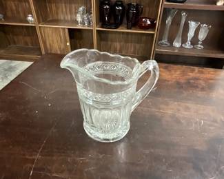 Indiana Glass Star Band Creamer