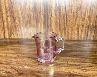 Vintage Pink Depression Glass Creamer