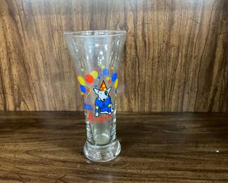 Bud Light Spuds Mackenzie Vintage Collectible Beer Glasses