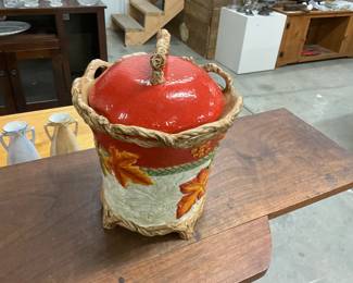 Autumn Leaves Cookie Jar