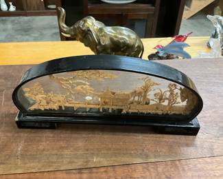 Chinese Cork Diorama Landscape Decor
