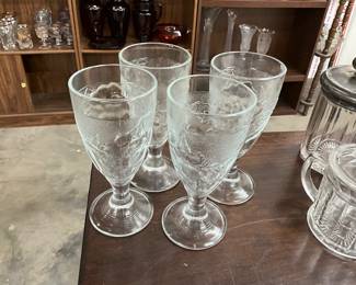 Clear Embossed Glasses