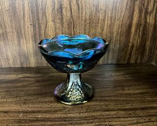 Carnival Glass Candy Dish