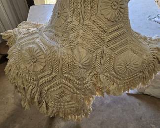 Old lace blanket