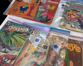 Tons of comic vintage books in great condition 