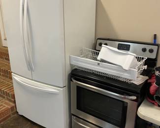 Good used fridge and stove.
