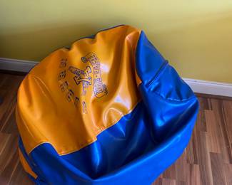 Auburn bean bag pair.