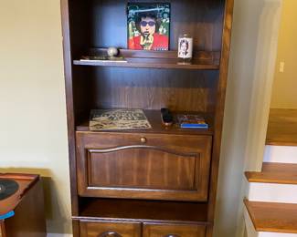 Pair of serviceable and functional shelves.
