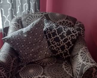 Accent Chair $160 with 2 Pillows