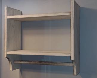 Wood Bathroom Shelf $10