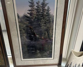 Framed Eagle Print