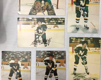 Vintage Minnesota North Stars Hockey Postcards 