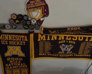 University of Minnesota Gopher Hockey Memorabilia 