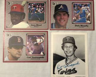 Vintage Collectible Baseball Cards