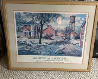 Ken Zylla The Historic Earl Brown Farm framed print