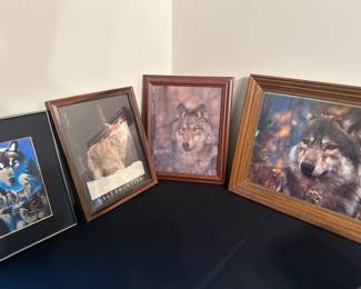 Wolf Framed Pictures